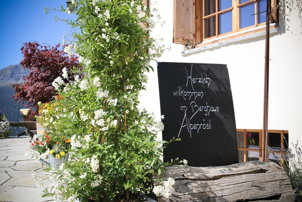 Hotel Berghaus Alpenroesli Klosters Zewnętrze zdjęcie